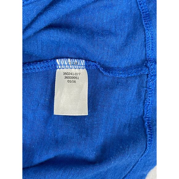 Victory Secret Pink‎ Shirt Women’s Short Sleeve Glitter Blue Jersey Y2K - Picture 11 of 12